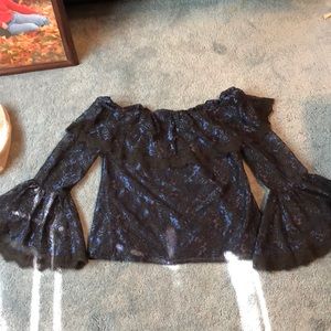 Off the shoulder beautiful lace top